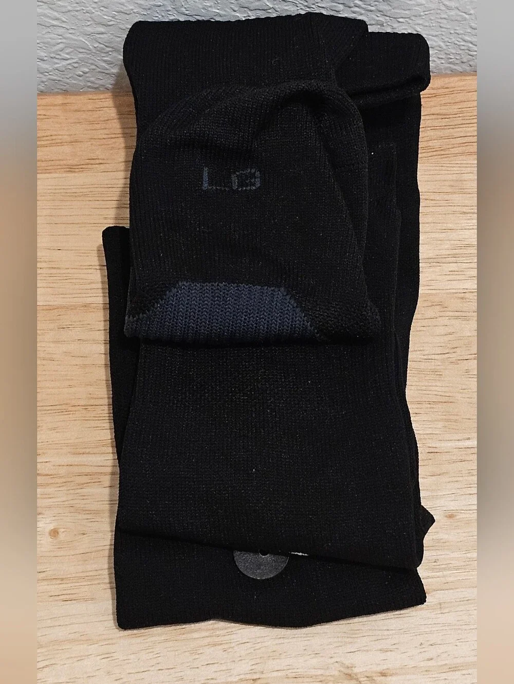 Adidas Black Over The Calf Soccer Socks NWOT Factory Connected Size Large